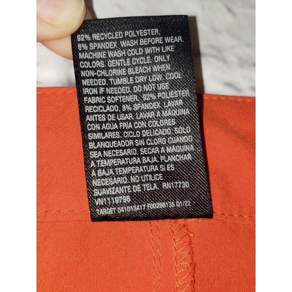 Nwt All In Motion Mens Hybrid Shorts Size XXL Orange - Picture 4 of 4